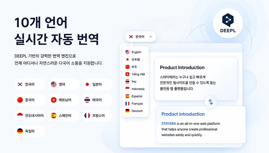 스테이에라 기능 미리보기