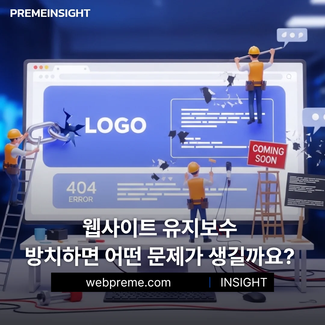 웹사이트 유지보수, 방치하면 어떤 문제가 생길까요?
