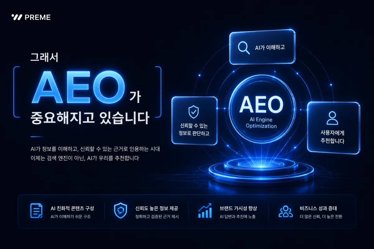 그래서 AEO가 중요해지고 있습니다