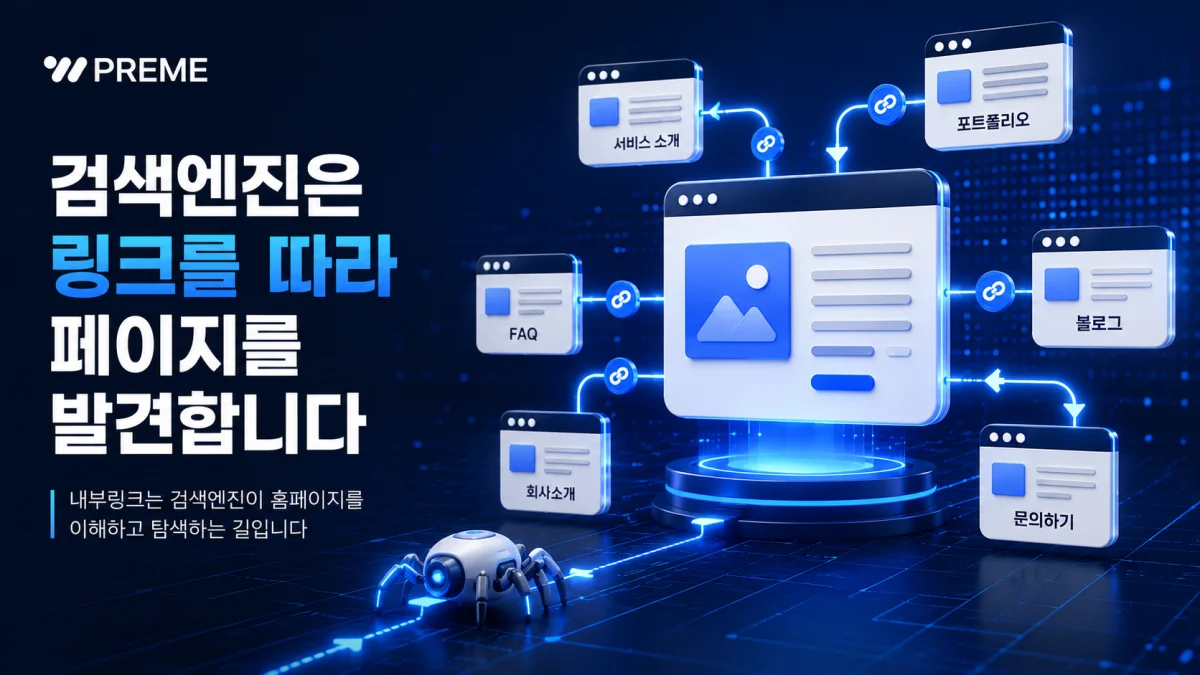 검색엔진은 링크를 따라 페이지를 발견합니다