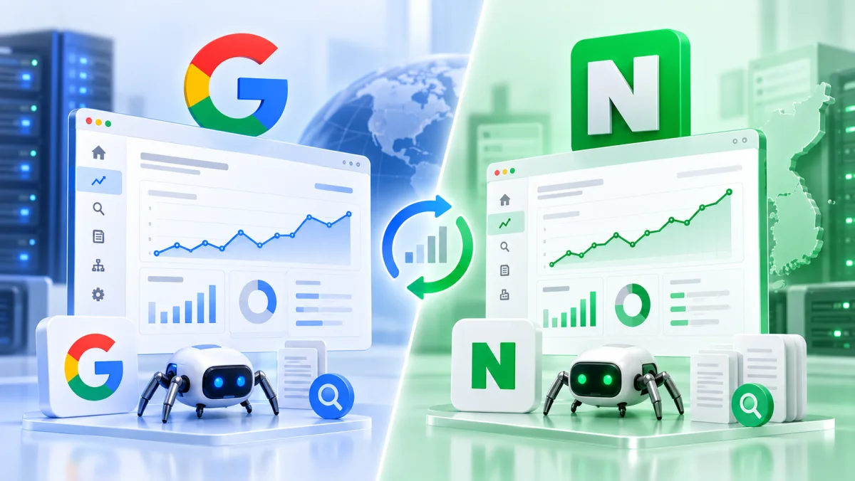 Google Search Console과 Naver Search Advisor 검색 관리 비교