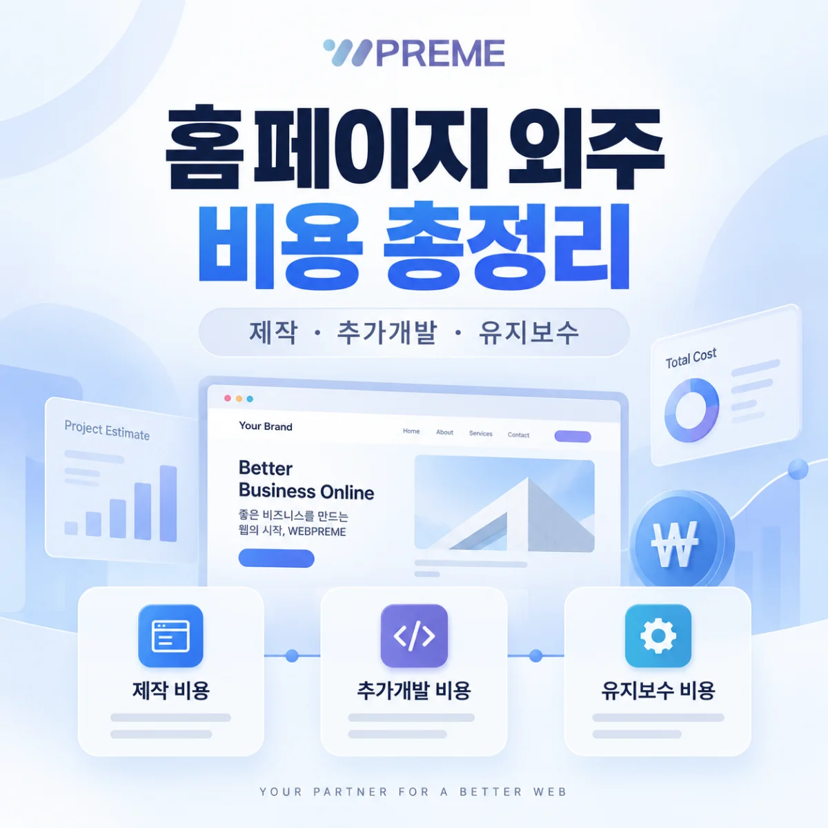 홈페이지 외주 비용 총정리, 제작부터 유지보수까지 얼마나 들까요?