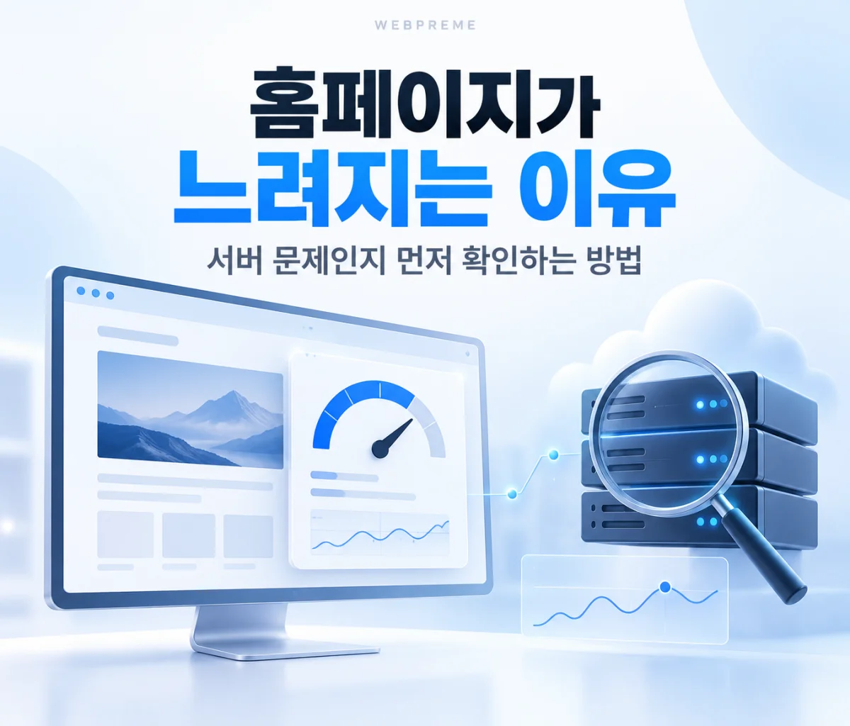 홈페이지가 느려지는 이유, 정말 서버 문제일까요? 먼저 확인해야 할 것들