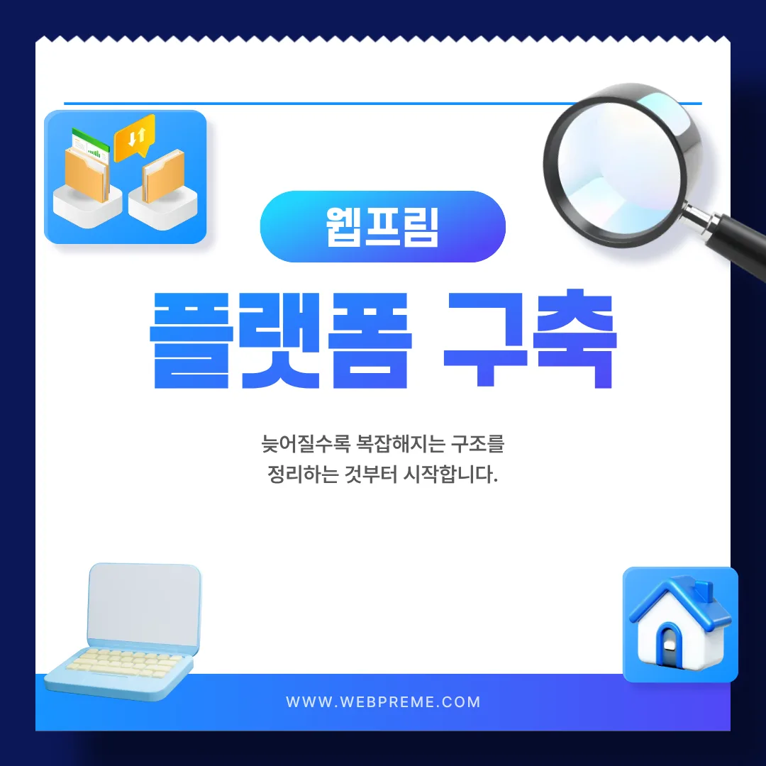 플랫폼 구축은 시점의 문제
